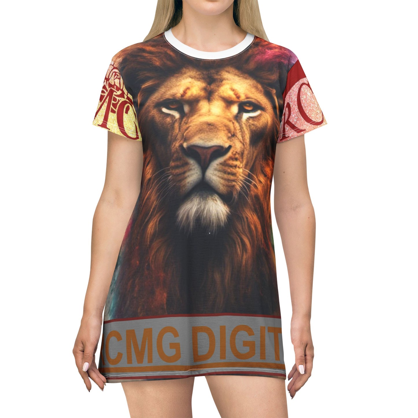 RCMG DIGITAL T-Shirt Dress (AOP) - RCMG DIGITAL