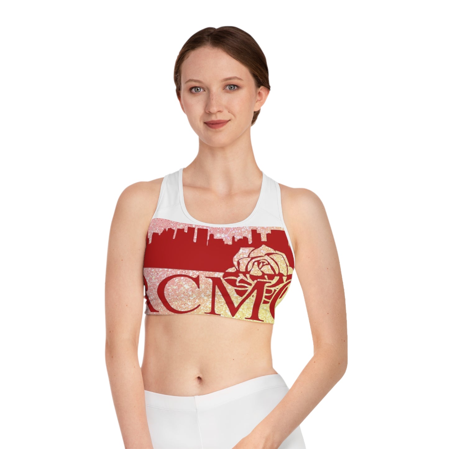 RCMG DIGITAL Sports Bra (AOP) - RCMG DIGITAL