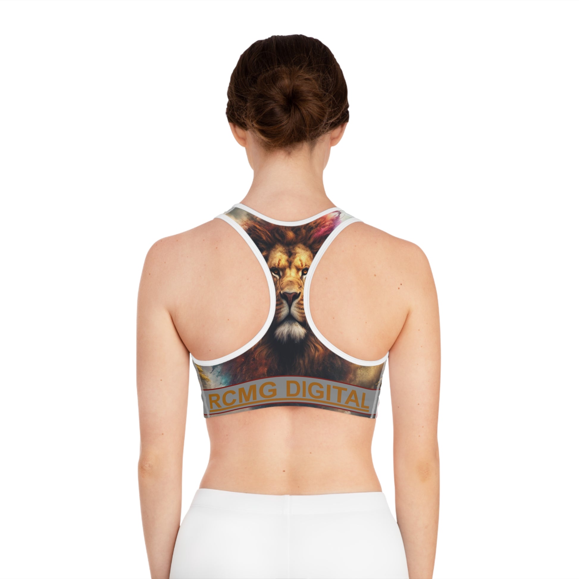 RCMG DIGITAL Sports Bra (AOP) - RCMG DIGITAL