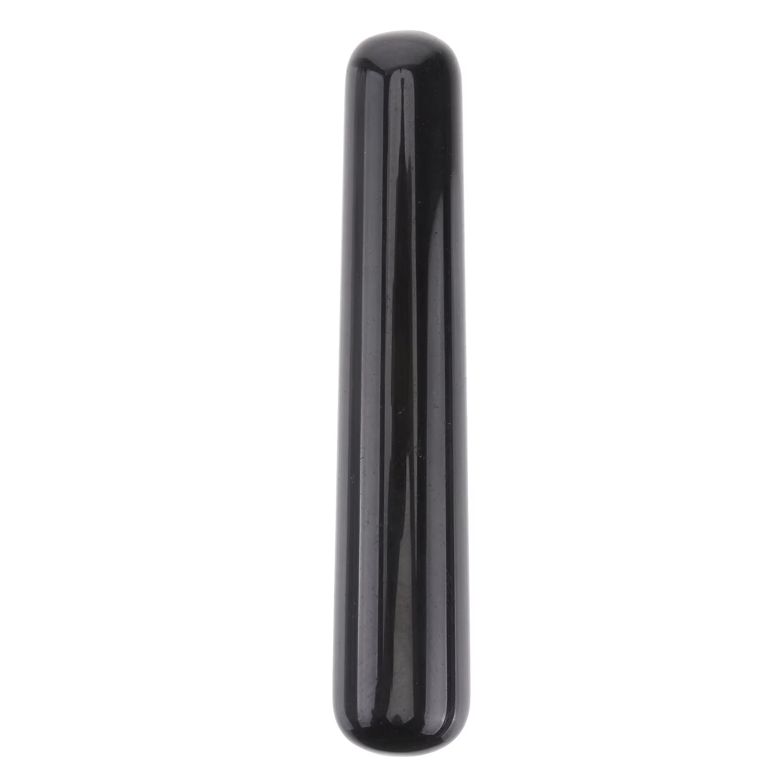 Obsidian Massage Tool Massaging Scraping Massage Tool Acupuncture Therapy Treatment Stick (Black) Acupuncture Stick