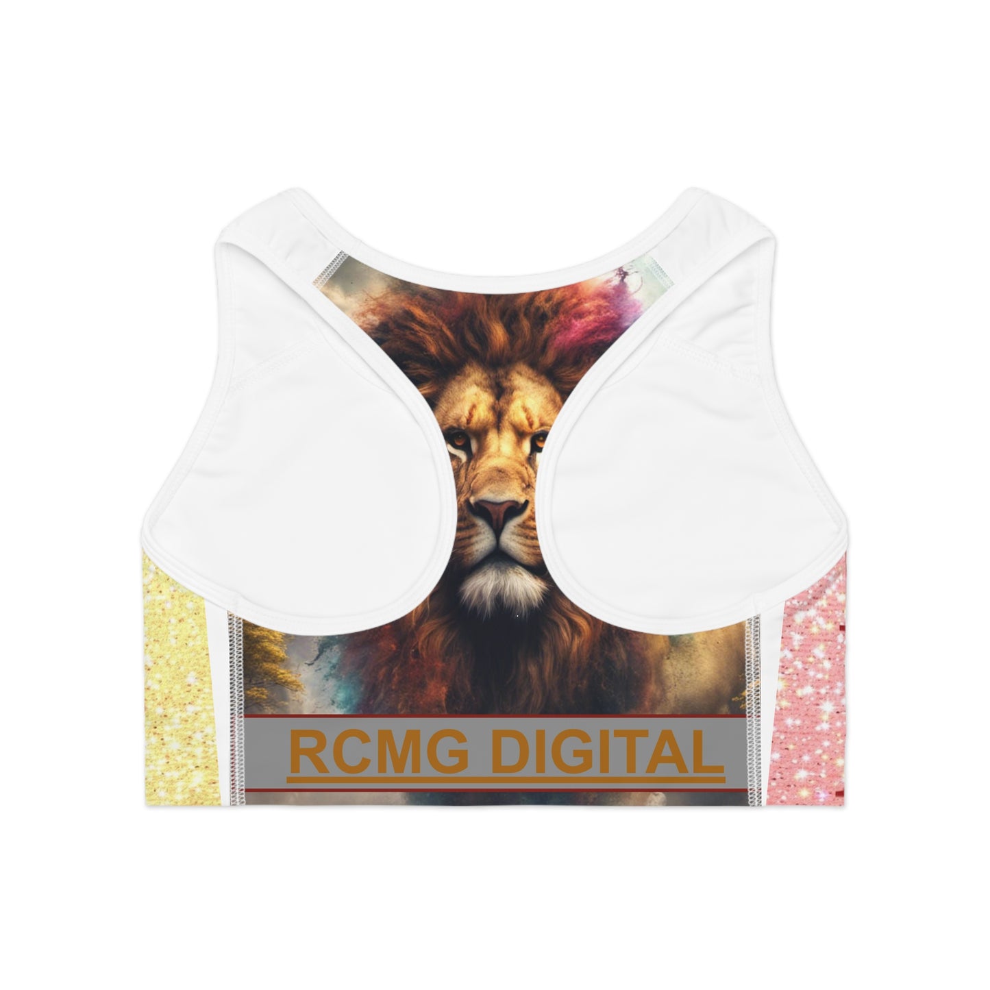 RCMG DIGITAL Sports Bra (AOP) - RCMG DIGITAL