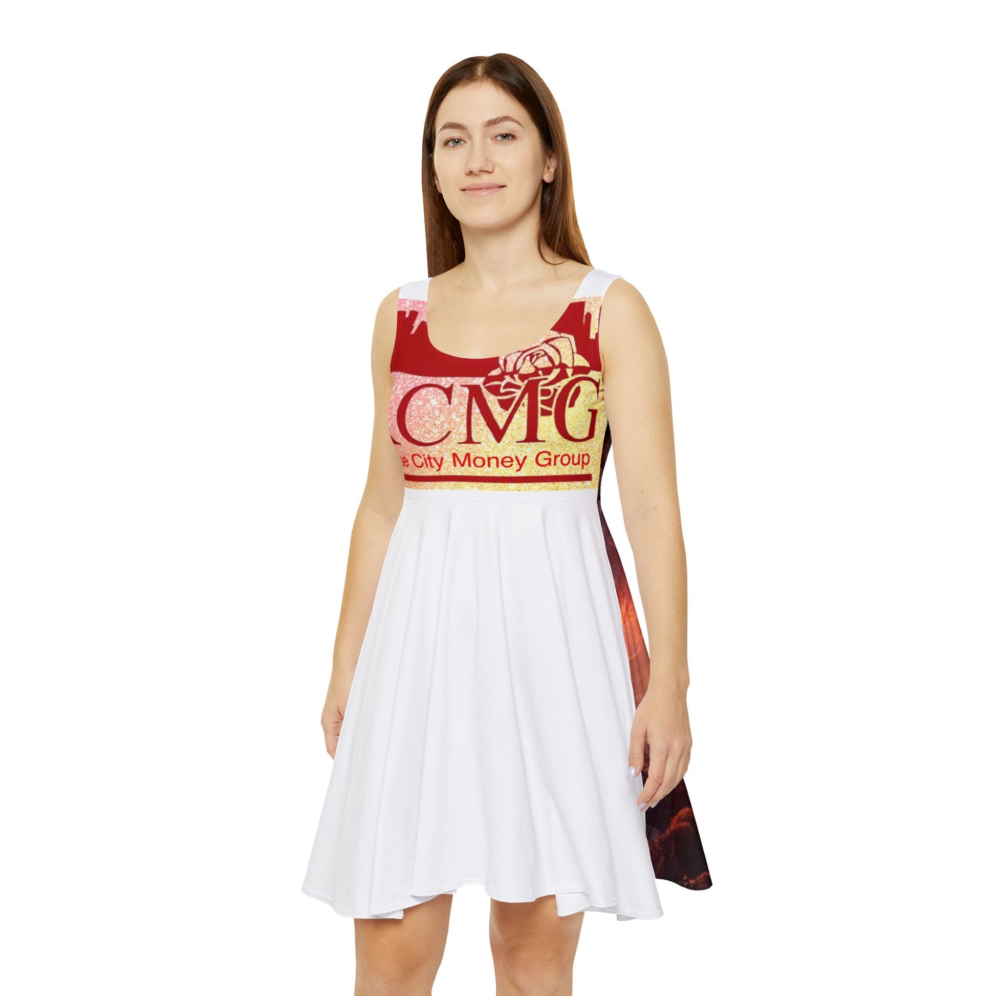 RCMG DIGITAL Women's Skater Dress (AOP) - RCMG DIGITAL