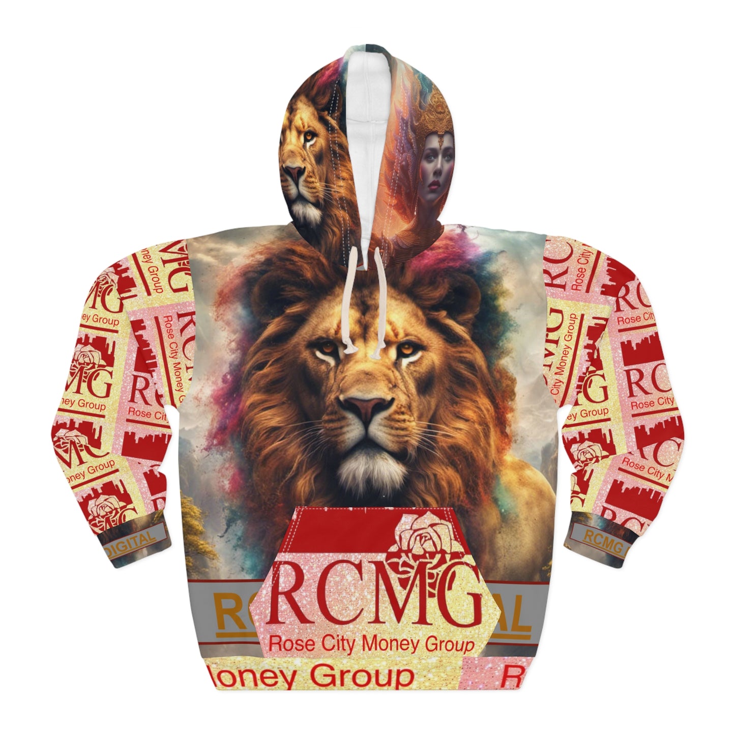 RCMG DIGITAL Unisex Pullover Hoodie (AOP) - RCMG DIGITAL