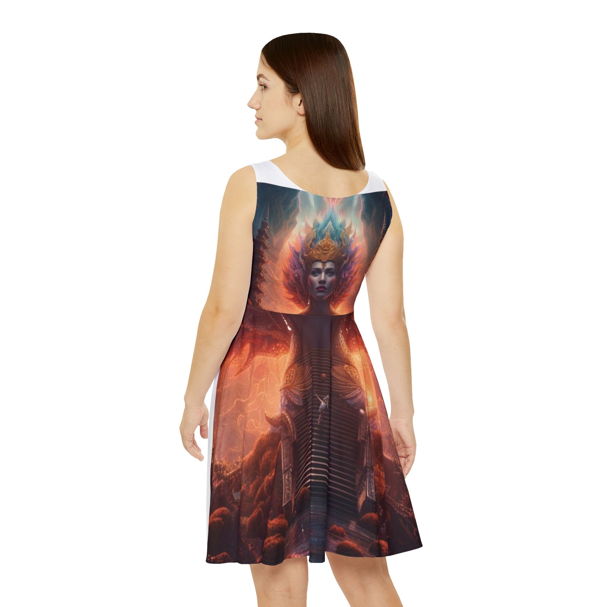 RCMG DIGITAL Women's Skater Dress (AOP) - RCMG DIGITAL