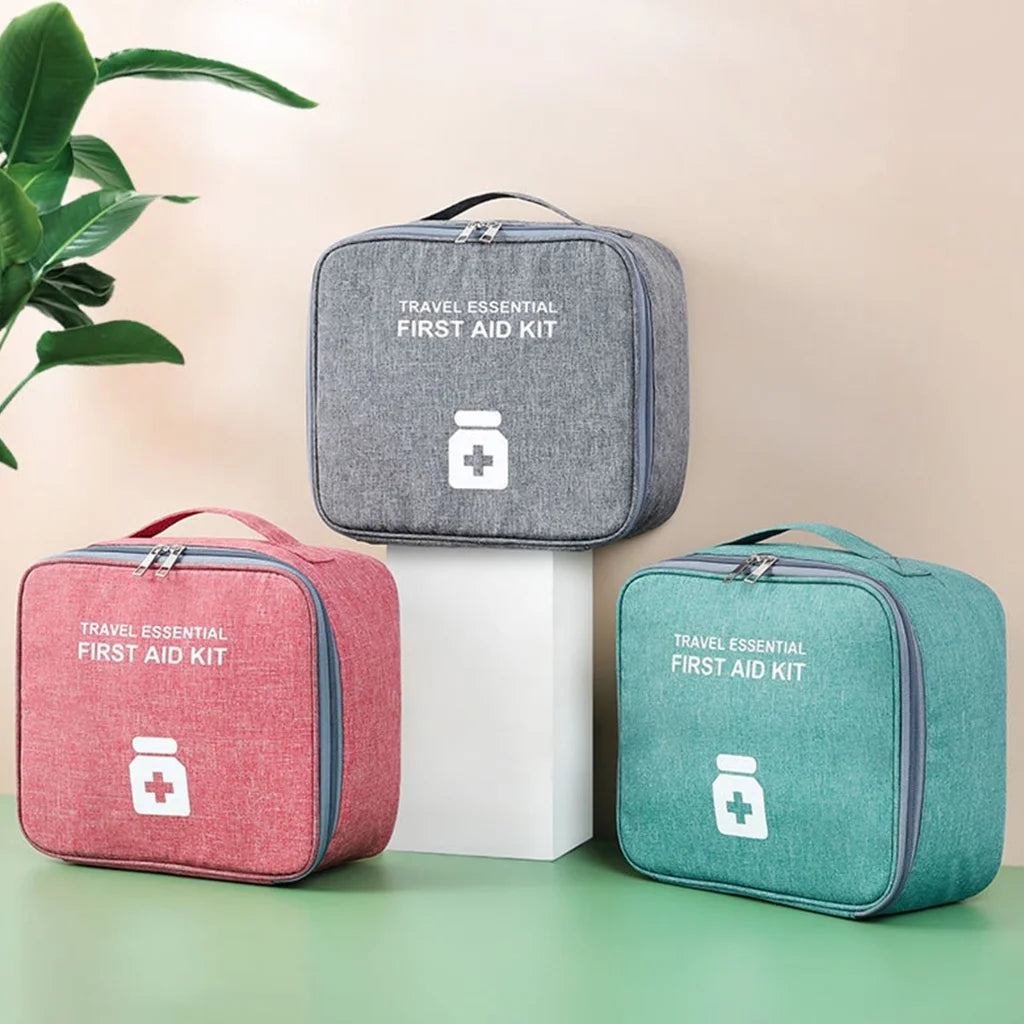 Empty Pill Bags Travel Medical Supplies Cosmetic Organizer Medicine Bag Convenient Suit for Family